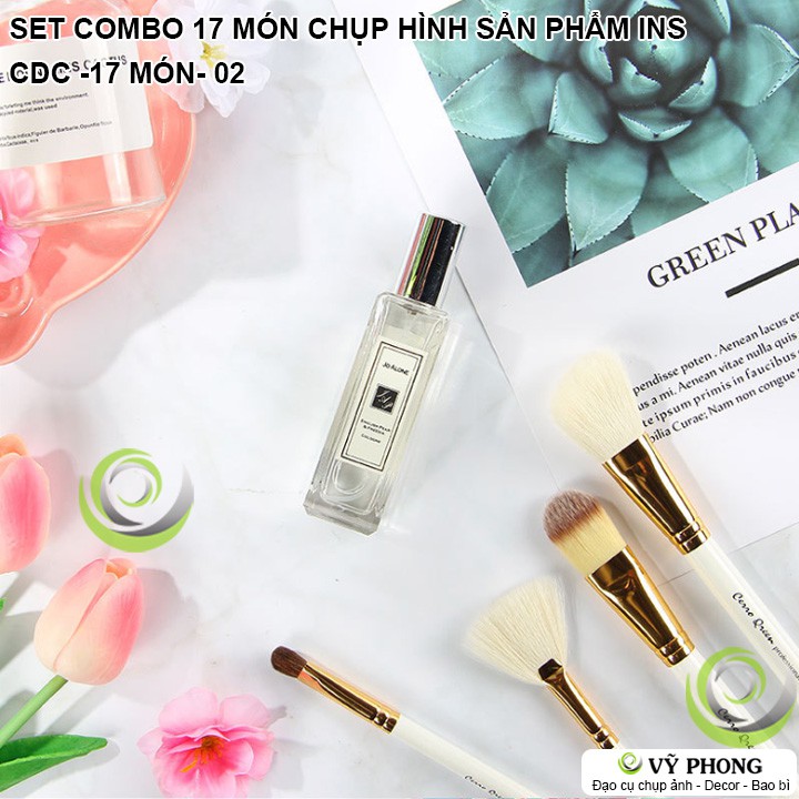 SET COMBO 17 ĐẠO CỤ CHỤP ẢNH MÓN PHỤ KIỆN MỸ PHẨM SẢN PHẨM INS CDC-17 MÓN-02