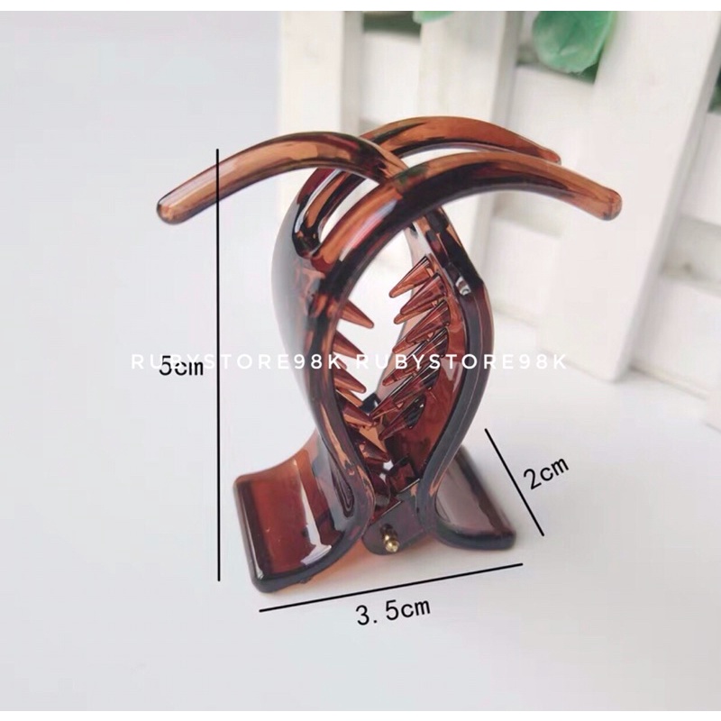 Combo 2 Kẹp càng cua 3 răng sắc màu xinh xắn