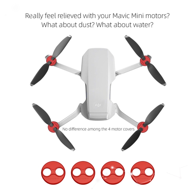 4 Nắp Kim Loại Bảo Vệ Động Cơ Máy Bay Dji Mavic Mini Drone