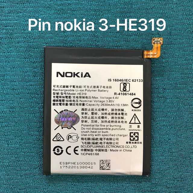 Pin nokia 3 - HE319 zin-mới 100%