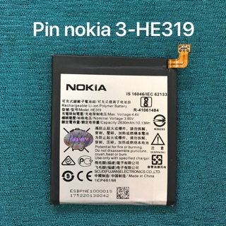 Pin nokia 3 - he319 zin-mới 100%