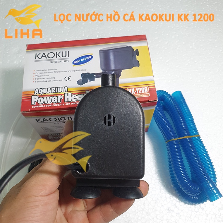 Máy Bơm Lọc Kaokui KK-1200 (20W-1400LL/H-1.2M) - Bơm Nước 3 Trong 1 (Hút, Đẩy, Thổi Oxy)