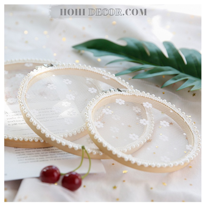 Khung Thêu Handmade Trang Trí Chụp Ảnh Nail, Mỹ Phẩm, Trang Sức - Shop Hohi Decor