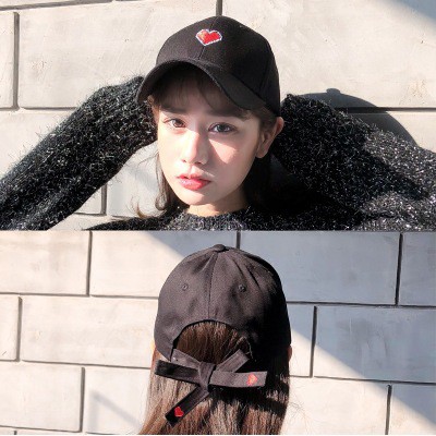 Mũ Nón Thêu Hình Tim Minecraft - Nón Lưỡi Trai Ulzzang Thêu Trái Tim