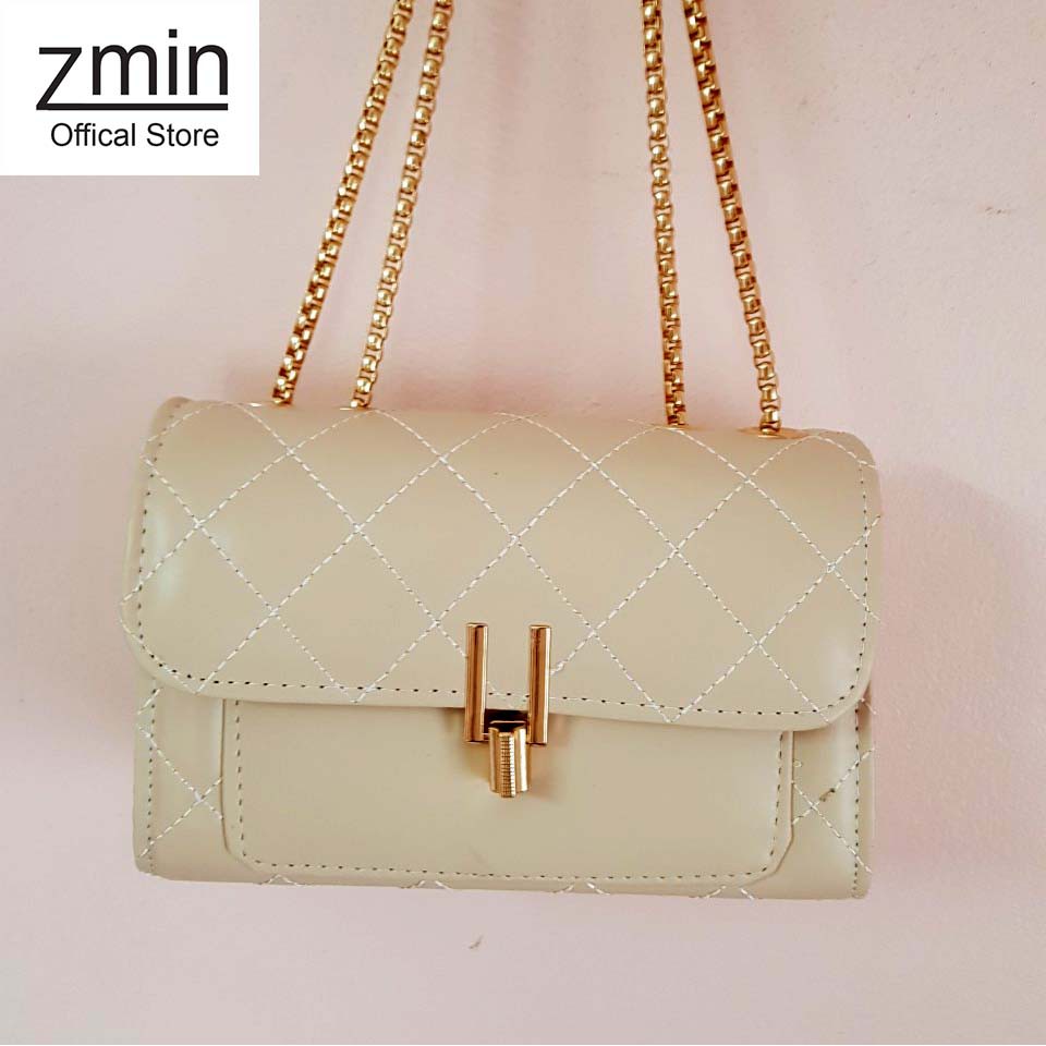 Túi xách nữ đeo chéo Zmin, khóa chữ y chất liệu da cao cấp-T025 | BigBuy360 - bigbuy360.vn