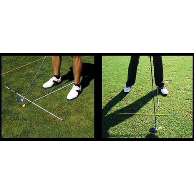 Que định hướng chơi golf tập swing và put chỉnh tư thế lưng chuẩn dụng cụ tập golf tại nhà QH002