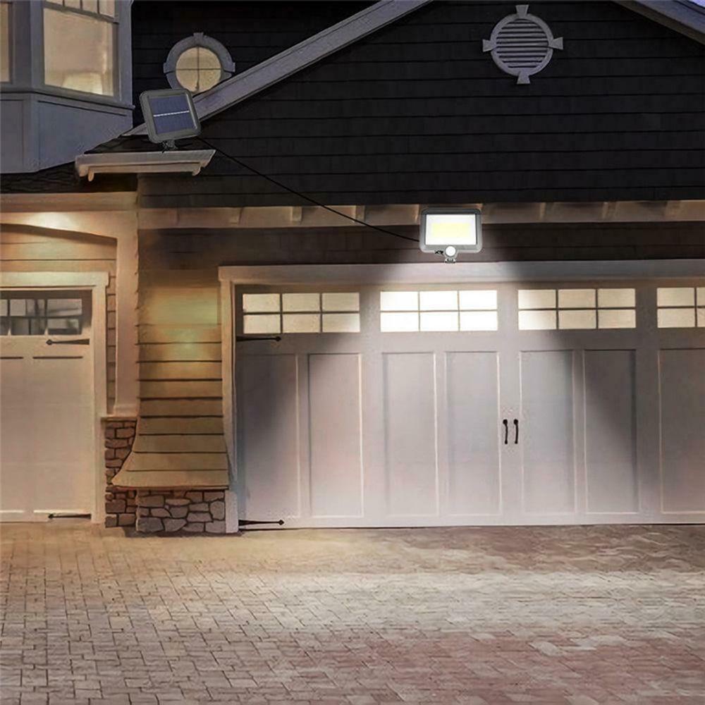 GOGOUP Đèn LED 100 Bóng Gắn Tường Năng Lượng Mặt Trời Chống Thấm Nước Mới