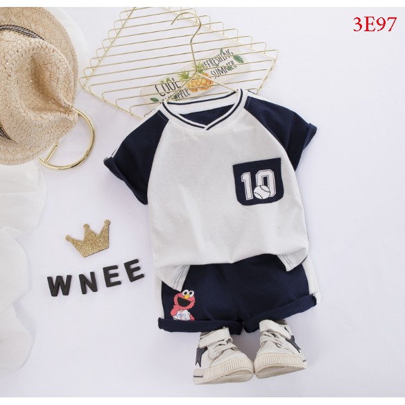 Set bộ quần áo cộc tay style hot cho bé (9 - 21kg) VEMZKIDS