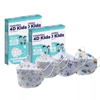 Khẩu trang 4D Famapro kids