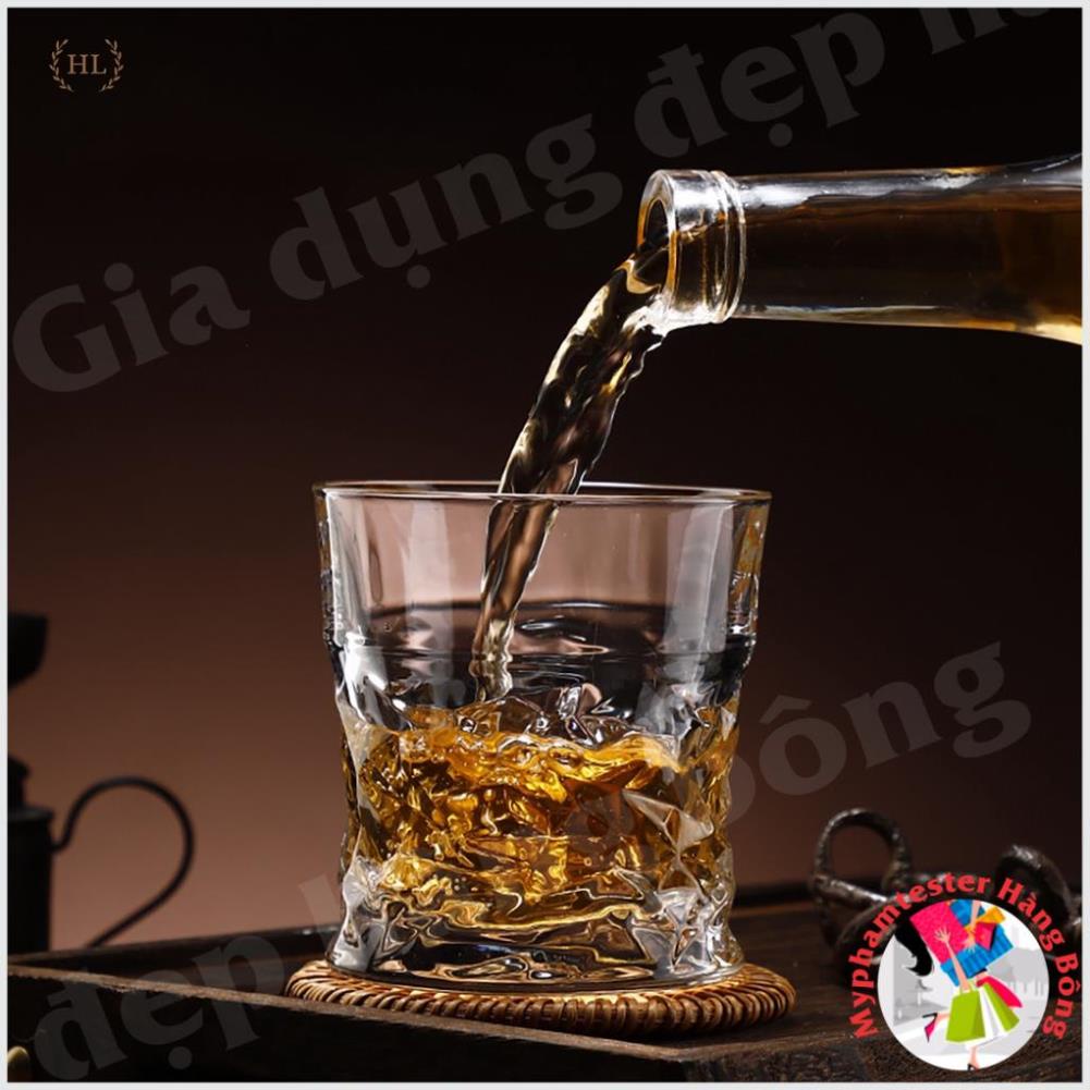 BỘ 6 LY TT CHUYÊN DỤNG CHO WHISKY | CỐC THỦY TINH CAO CẤP | Ly uống rượu mạnh 310ml miệng loe