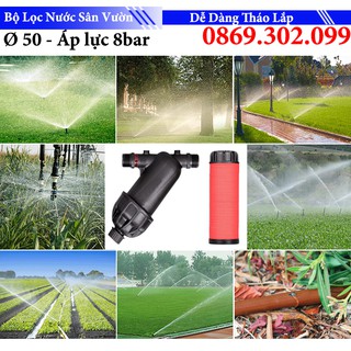 Bộ Lọc nước tưới cây bằng Đĩa tụ động Phi 50mm