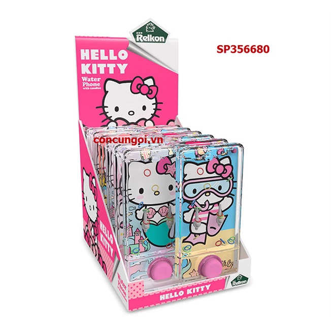 Kẹo điện thoại bấm vòng nước Kitty Relkon (Cái)