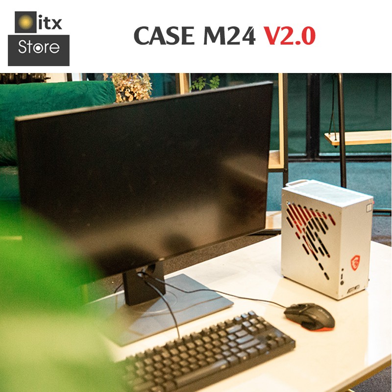 [ITX Store] - [Ver 2.0] Combo Case iTX M24 V2 Siêu Nhỏ Gọn (Case+Riser)