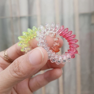 Túi 10 Lò xo cột tóc pha lê cở trung (3cm)