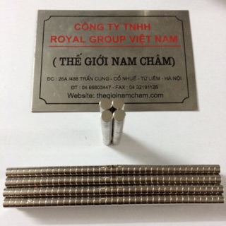 Nam châm viên đất hiếm 5x3mm