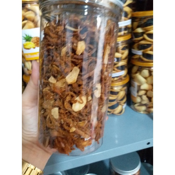 KHÔ HEO CHÁY TỎI NGON [ HỦ PET 250GR ]