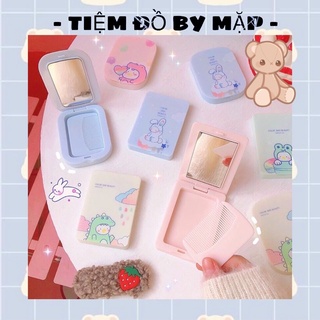 Gương mini kèm lược xinhh xỉu, cực kì bền