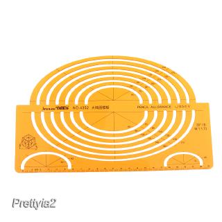 Thước vẽ hình elip loại lớn 28 mẫu tiện lợi dễ sử dụng