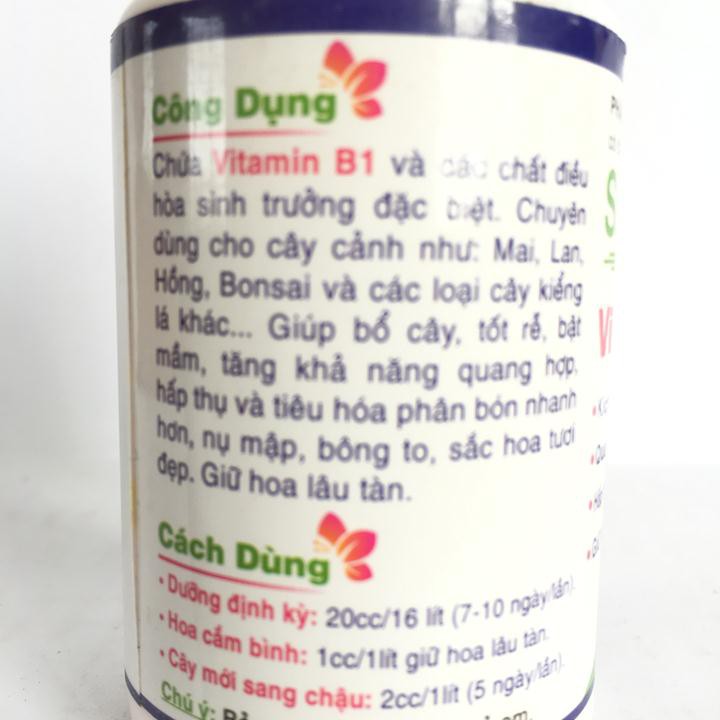 PHÂN BÓN NPK SINH HỌC SUPER ROOTS B1 CHAI 100ML. KÍCH MẦM, KÍCH RỄ, GIỮ HOA LÂU TÀN