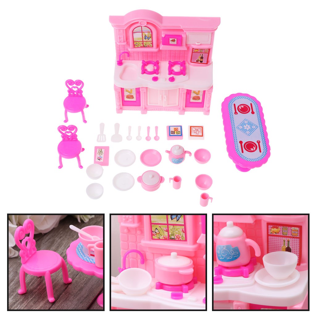 Đồ Chơi Nội Thất Nhà Bếp Cho Búp Bê Barbie