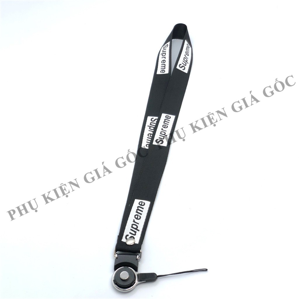 Dây Treo Điện Thoại Strap Dây Vải Và Đeo Thẻ Supreme Loại Dài cao cấp