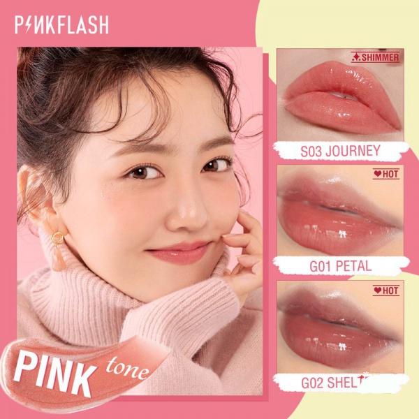 Pinkflash (Hàng Mới Về) Son Bóng Dưỡng Ẩm / Bảo Vệ Môi Nhiều Màu Sắc Lựa Chọn | BigBuy360 - bigbuy360.vn