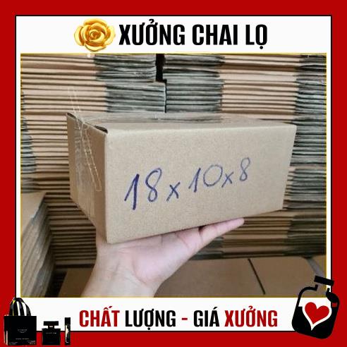 [TOP GIÁ RẺ] [18x10x8] Thùng Hộp Carton Đóng Gói Hàng ,Xưởng Chai Lọ