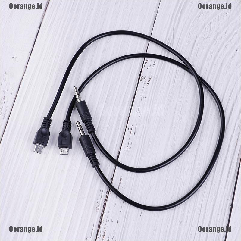 Set 2 Dây Cáp Kết Nối 3.5mm Sang Micro USB