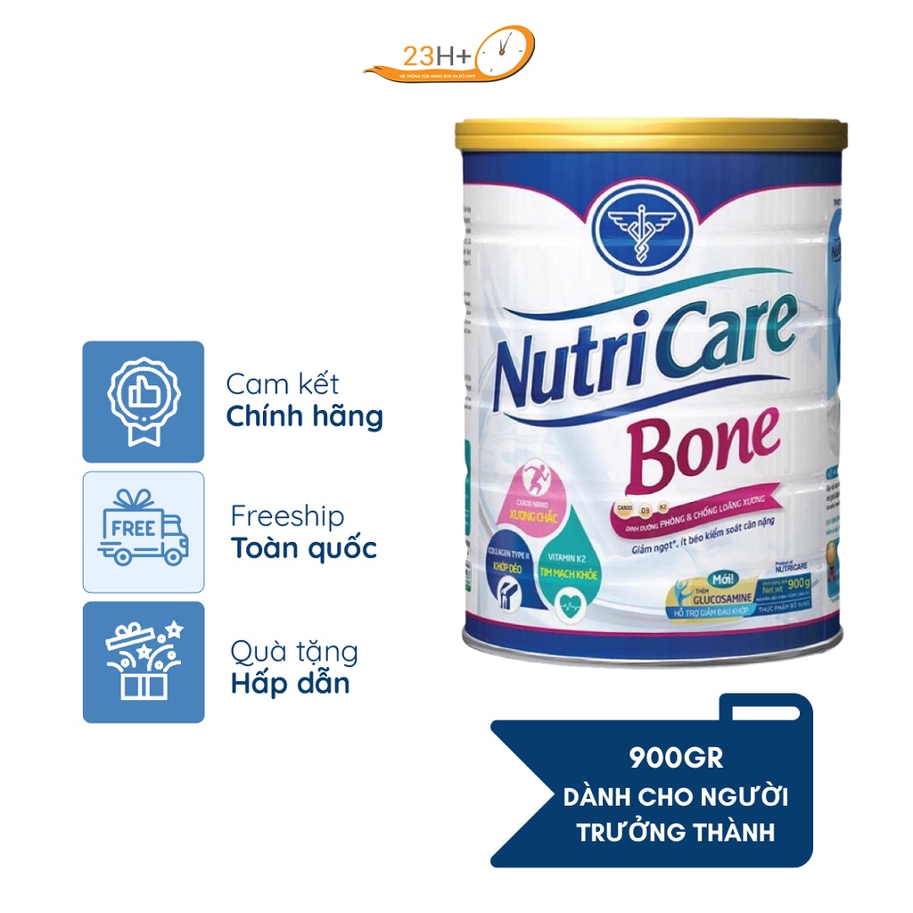 Sữa Nutricare Bone 900g (Bổ sung canxi cho người lớn tuổi)