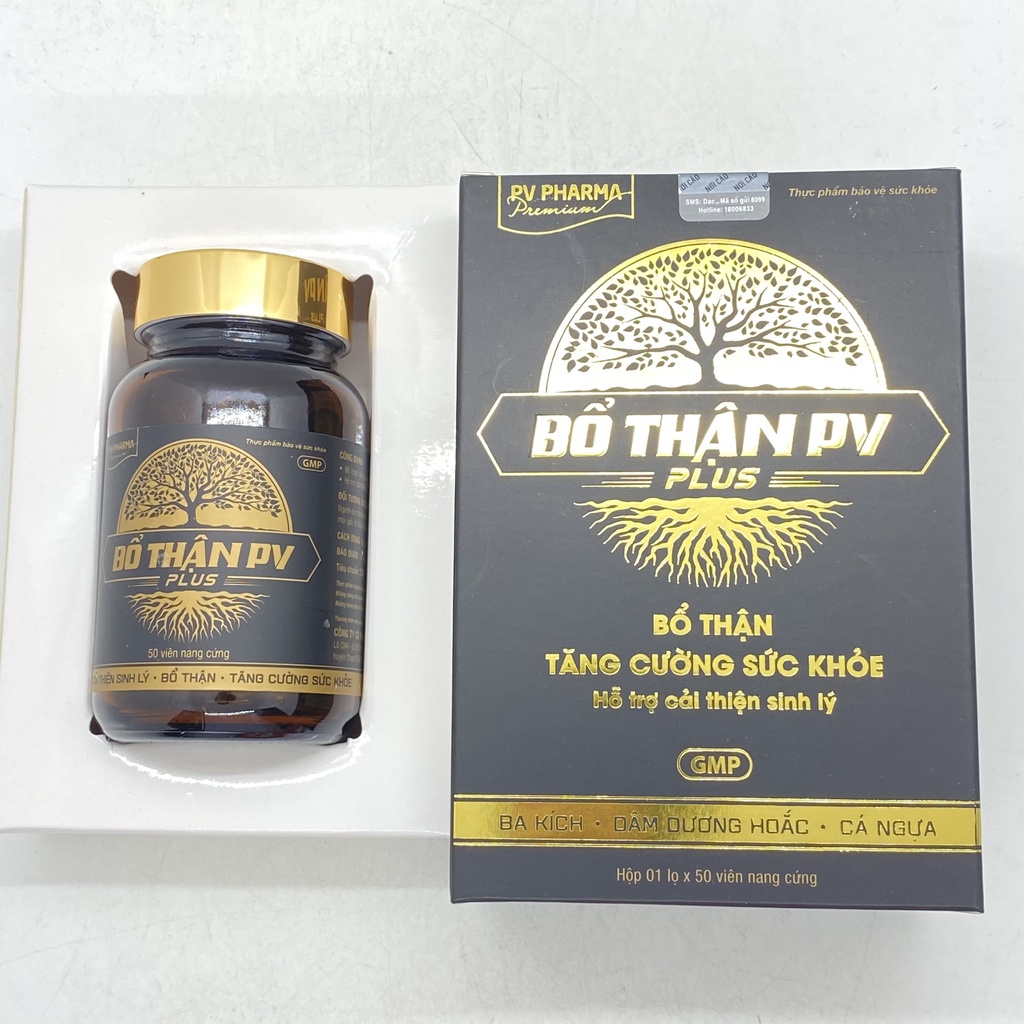 BỔ THẬN PV PLUS - Hỗ Trợ Cải Thiện Sinh Lý Nam - Lọ 50 viên