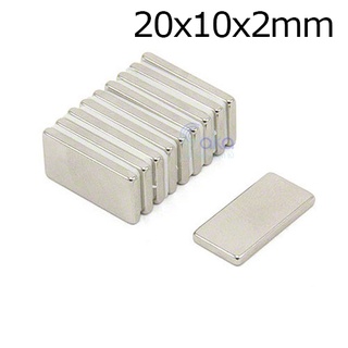 Nam châm đất hiếm 20x10x2mm