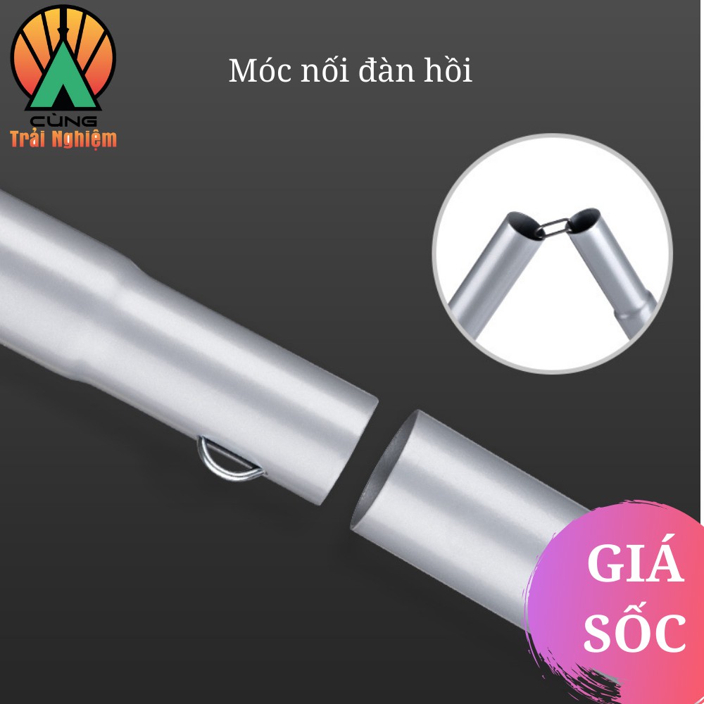 Bộ 2 Cột Chống Lều Mạ Kẽm Gấp Gọn Naturehike Dành cho Hoạt Động Dã Ngoại, Cắm Trại NH20PJ041