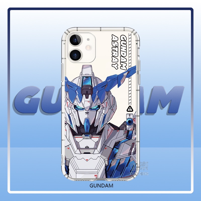 Ốp Điện Thoại Họa Tiết Hoạt Hình Gundam Chống Sốc Cho Iphone 13 Pro 11 Pro Max Xr 6s 7 8 Plus 12 Mini 14 Pro Xs Max