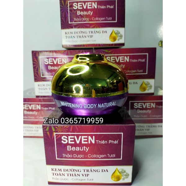 Seven beauty thiên phát kem body thảo dược -colagen tươi