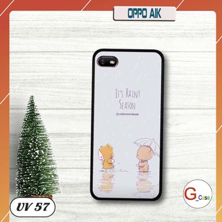 Ốp điện thoại OPPO A1K lưng nhám viền cao su dẻo in hình