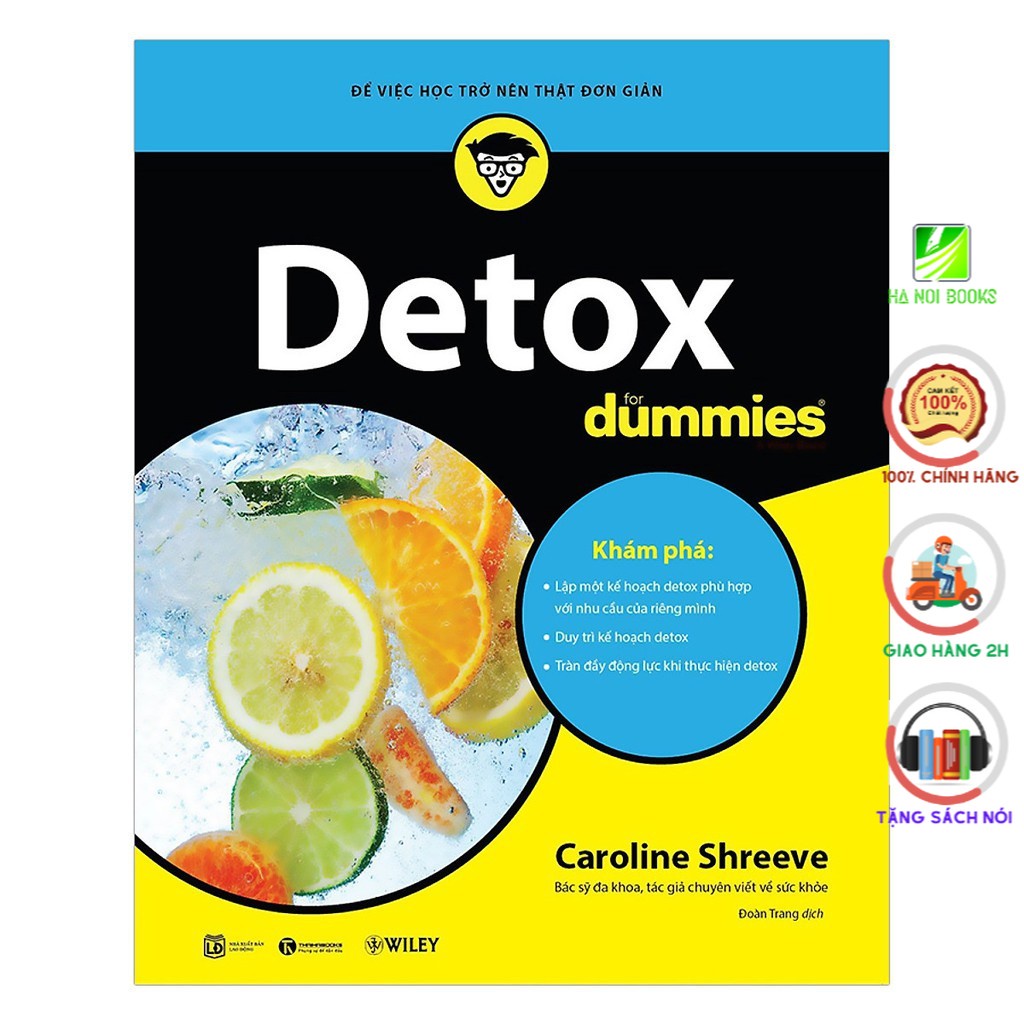 Sách - Detox for Dummies (Detox = Giải độc) [Thái Hà Books]