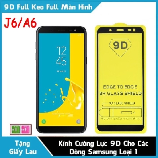 Kính cường lực full màn hình cho Samsung J6/ A6 (2018)