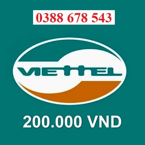 Thẻ Cào Viettel 200K Siêu Rẻ