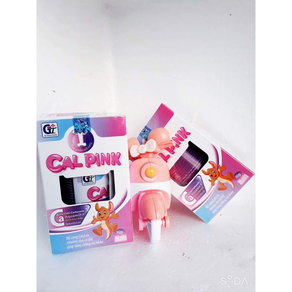 Viên canxi nhai CAL PINK, bổ sung Canxi và Vitamin cho cơ thể, giúp tăng cường sức khỏe