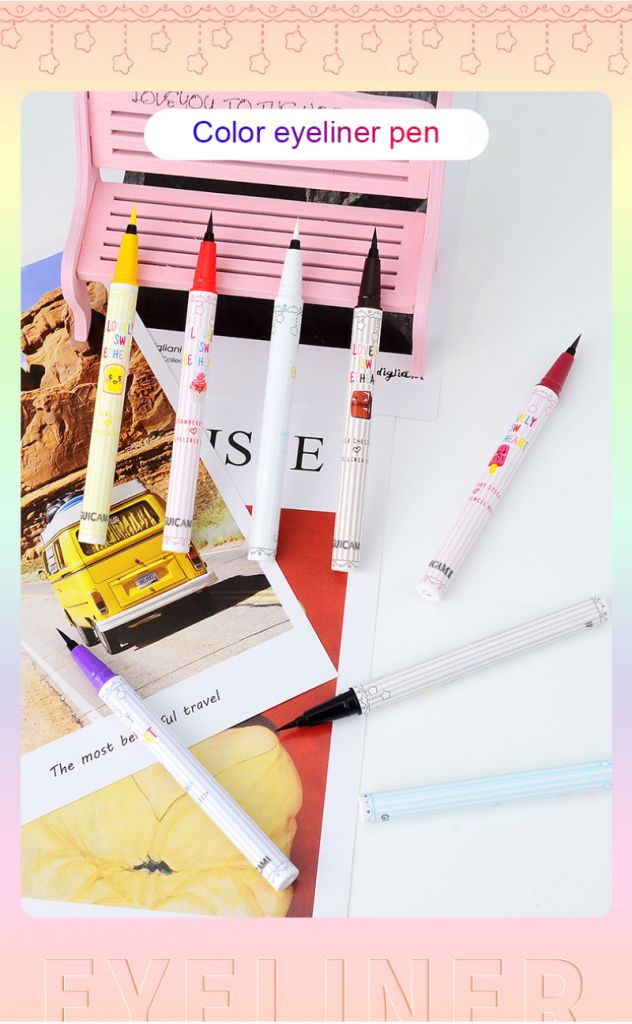 (Hàng Mới Về) Set 8 Bút Kẻ Mắt Dạng Lỏng Màu Neon Trắng Chống Thấm Nước Không Bị Nhòe Guicami | BigBuy360 - bigbuy360.vn