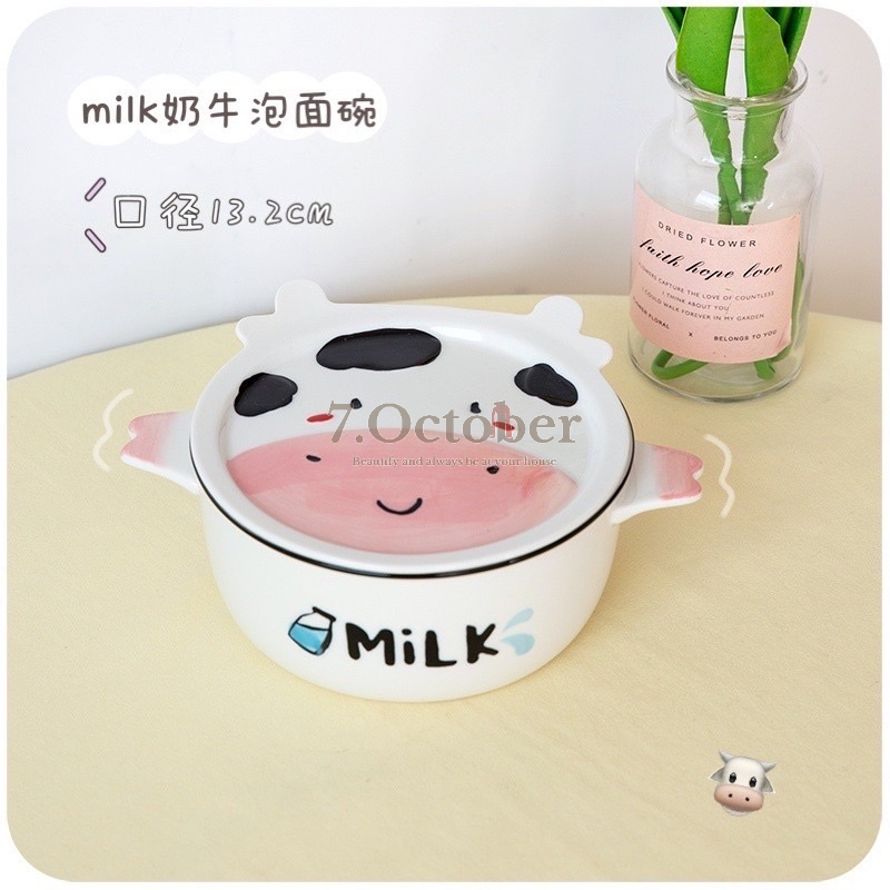 Bát Mèo Sứ có nắp hình con vật ngộ nghĩnh🐮,Bát Xứ hình Cún, đẹp mê ly🐷