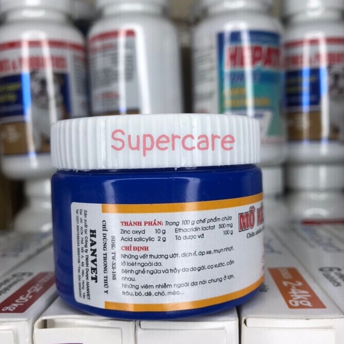 MỠ KẼM OXYD  - Bôi Ghẻ, Lở Loét Trên Da Chó Mèo & Gia Súc Khác