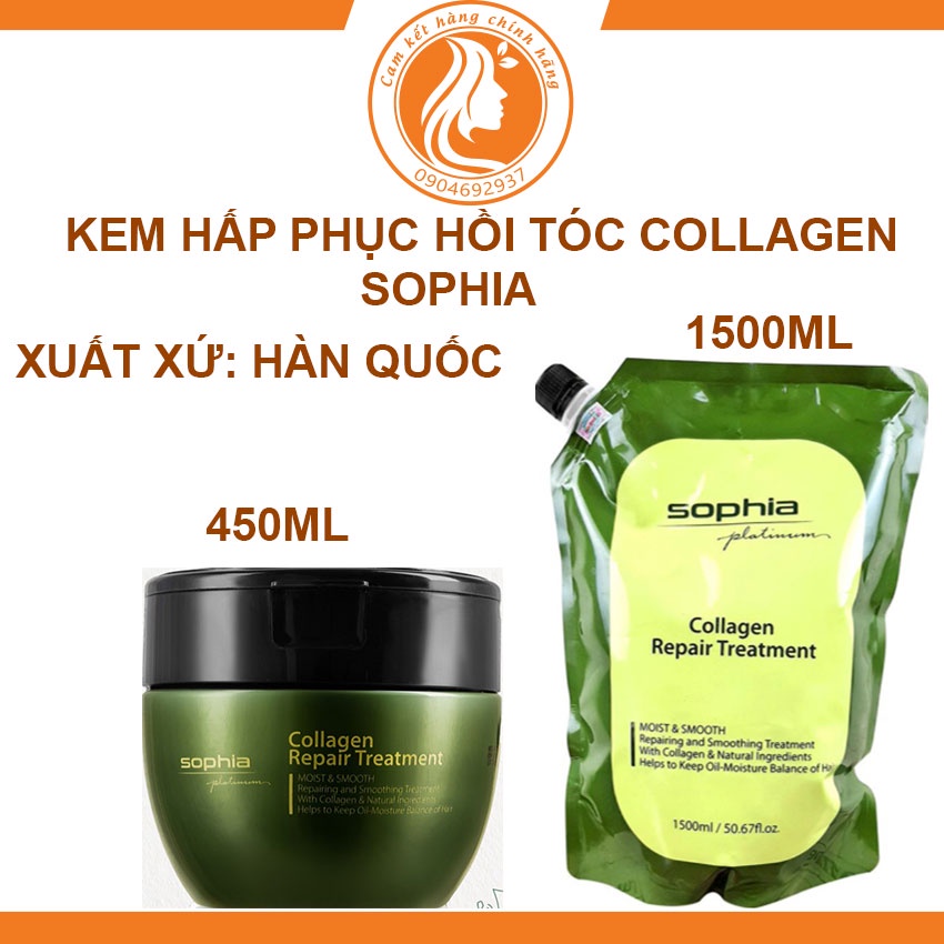 Kem hấp phục hồi thảo dược collagen Sophia