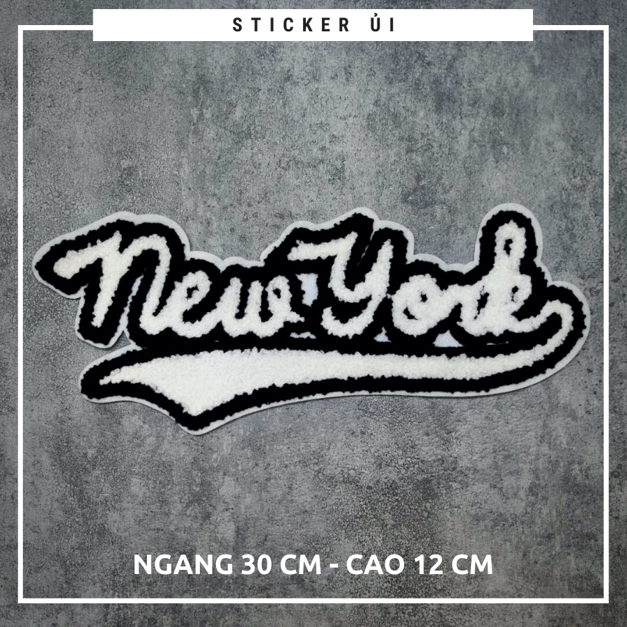 Sticker ủi áo Cao cấp - CÓ SẴN KEO ỦI - sticker vải dùng làm miếng vá áo, phụ kiện trang trí quần áo, balo, giày, nón
