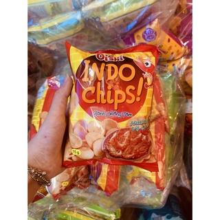 Bịch 10 gói snack phồng tôm vị cay Oishi 15g