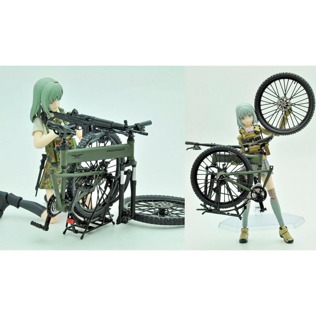 Mô hình Tomytec Little Armory 1/12 (LM003) Folding MTB for Airborne Units Montague Paratrooper [TMT]