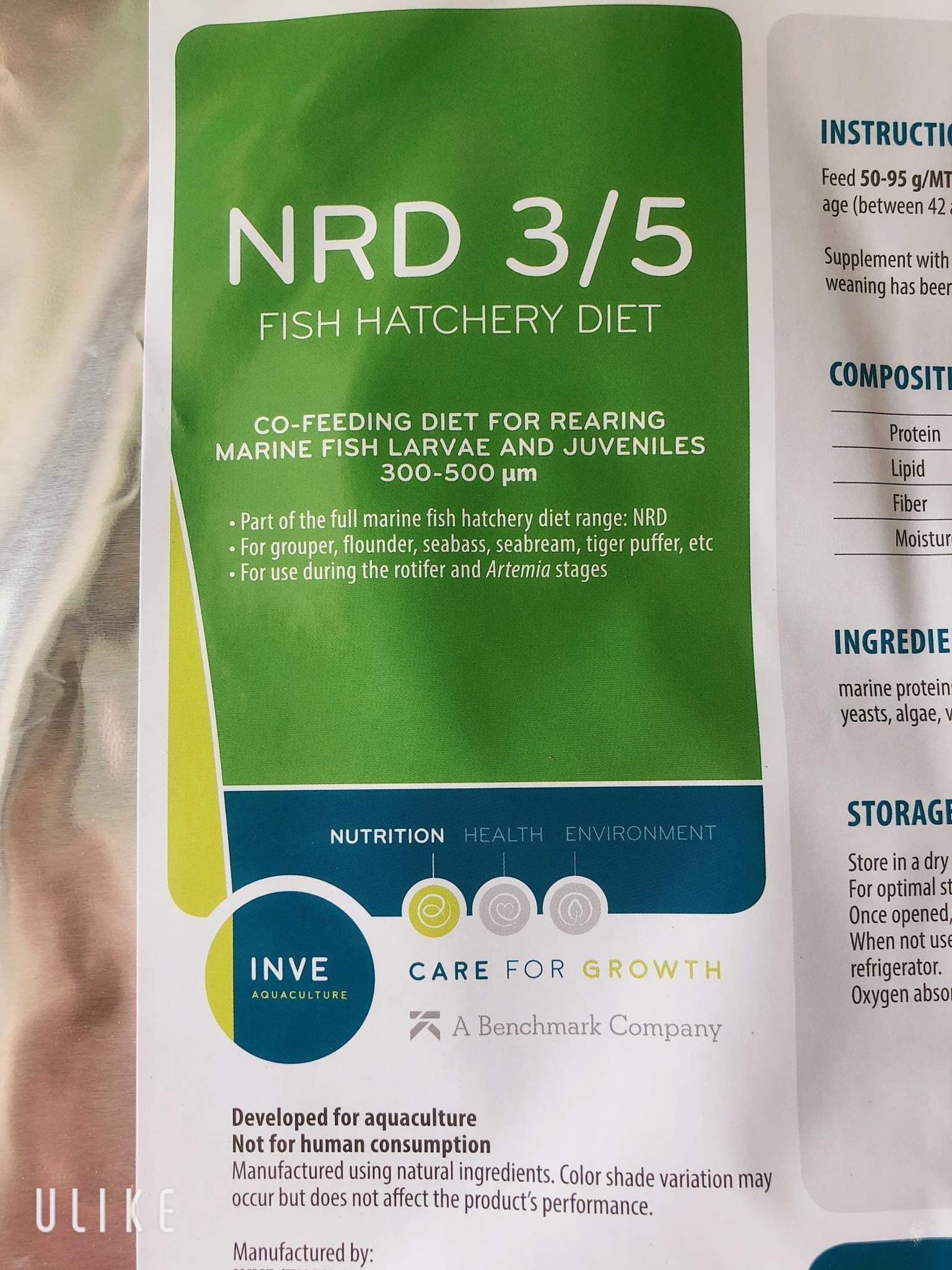 [Mã PET1701 hoàn 8% đơn 300K] Cám Thái Inve 3/5 1kg thức ăn cho cá 7 màu