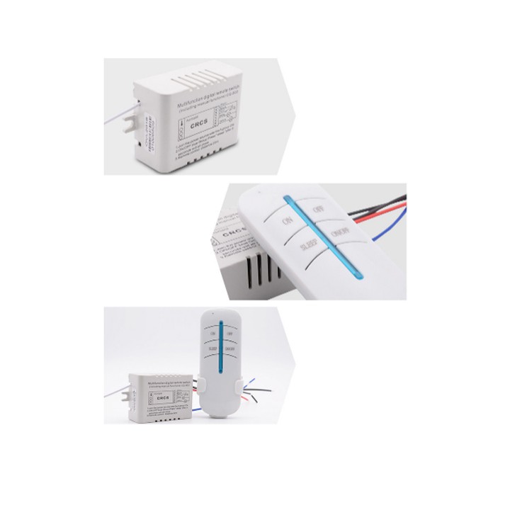 Công tắc điều khiển từ xa không dây sóng RF xuyên tường 1 Kênh - Công tắc RF xuyên tường SUNHA SH 5879