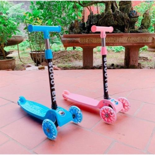 ( FREE SHIP )Xe trượt scooter 3 bánh có đèn phát sáng - xe trượt thông minh cho bé có thể gập gọn dễ dàng an toàn cho bé