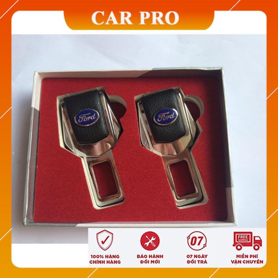 Chốt cài dây an toàn loại cao cấp có full logo hãng xe - CAR PRO